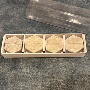 Marble Hexagon Place Card Holders – Set of 4